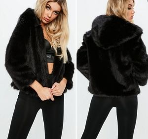 Missguided x Fanny Lyckman Faux Fur Jacket.